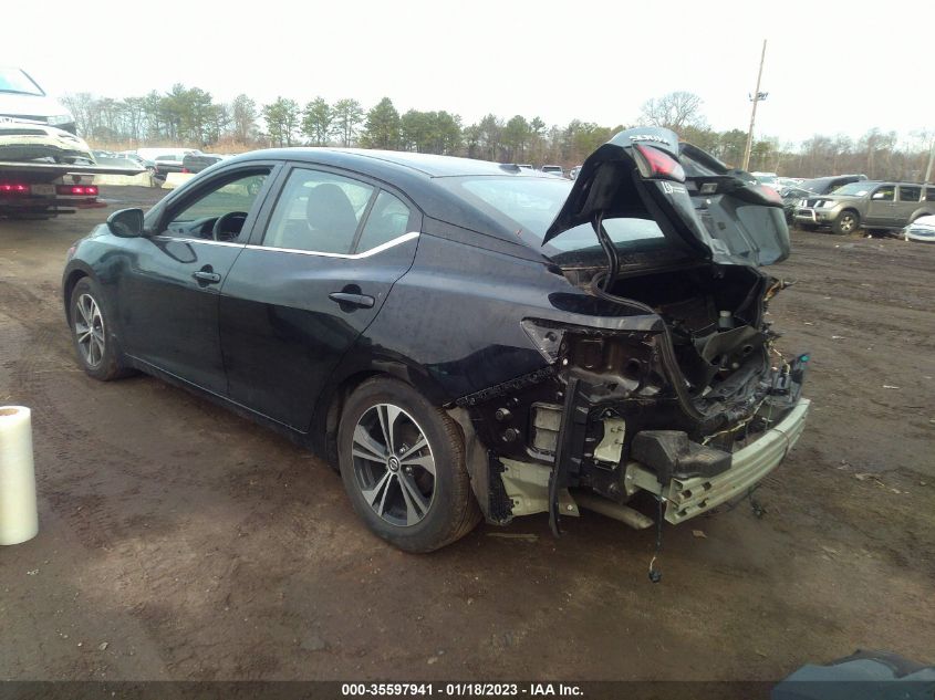 2021 NISSAN SENTRA SV VIN: 3N1AB8CV2MY287831