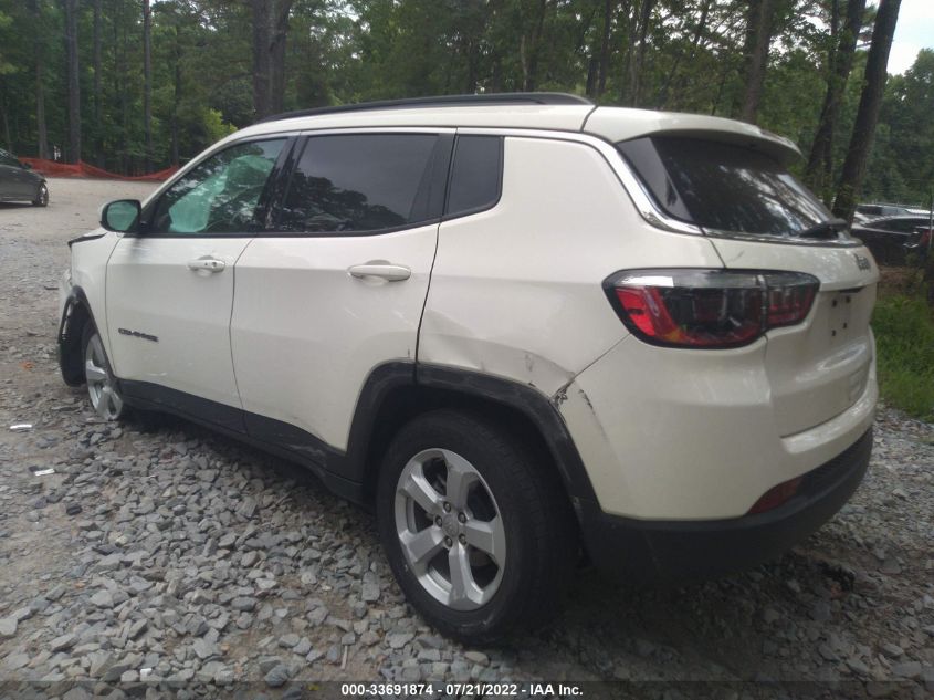 2021 JEEP COMPASS LATITUDE VIN: 3C4NJCBB1MT555874