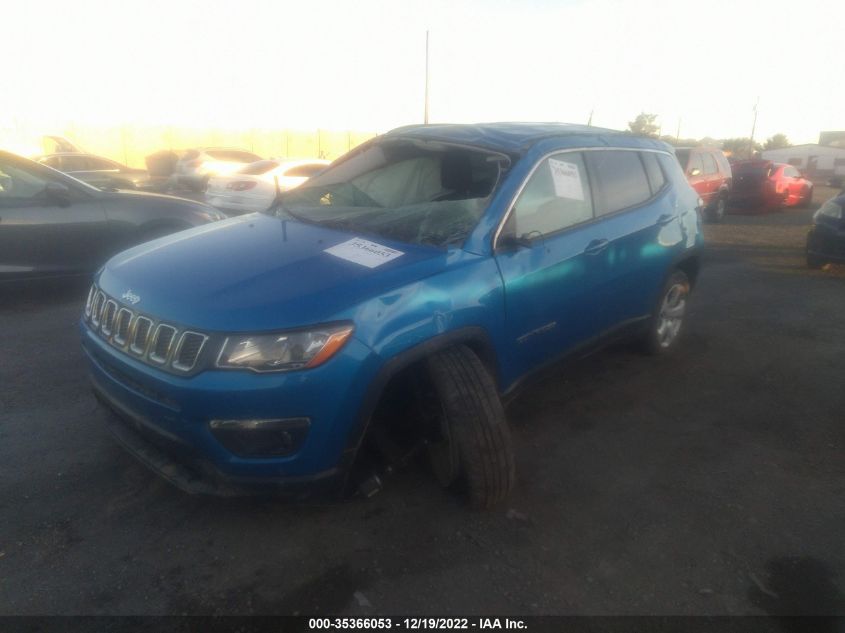 2020 JEEP COMPASS LATITUDE VIN: 3C4NJCBB2LT230648