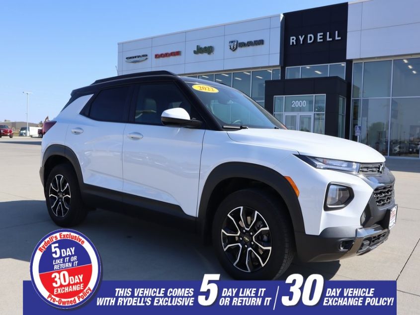 2022 CHEVROLET TRAILBLAZER ACTIV VIN: KL79MSSL6NB028375