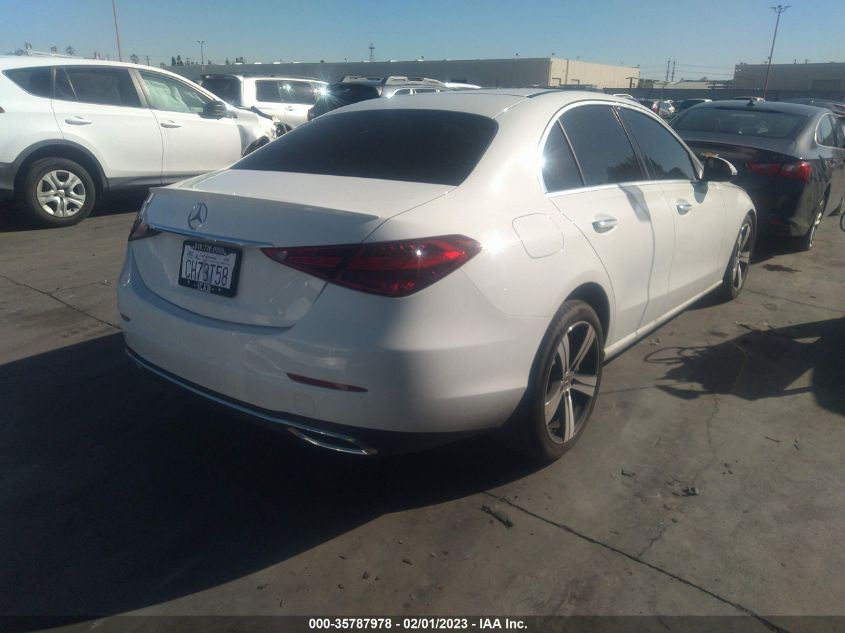 2022 MERCEDES-BENZ C-CLASS C 300 VIN: W1KAF4GB1NR020574