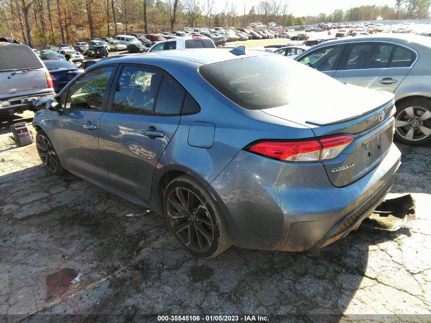 2022 TOYOTA COROLLA SE/SE NIGHTSHADE/APEX SE VIN: JTDS4MCE5N3505002