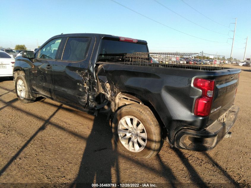 2021 CHEVROLET SILVERADO 1500 CUSTOM VIN: 1GCPWBEK5MZ374429