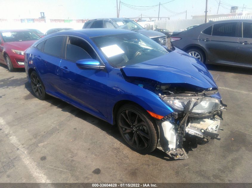 2020 HONDA CIVIC SEDAN SPORT VIN: 19XFC2F81LE002314