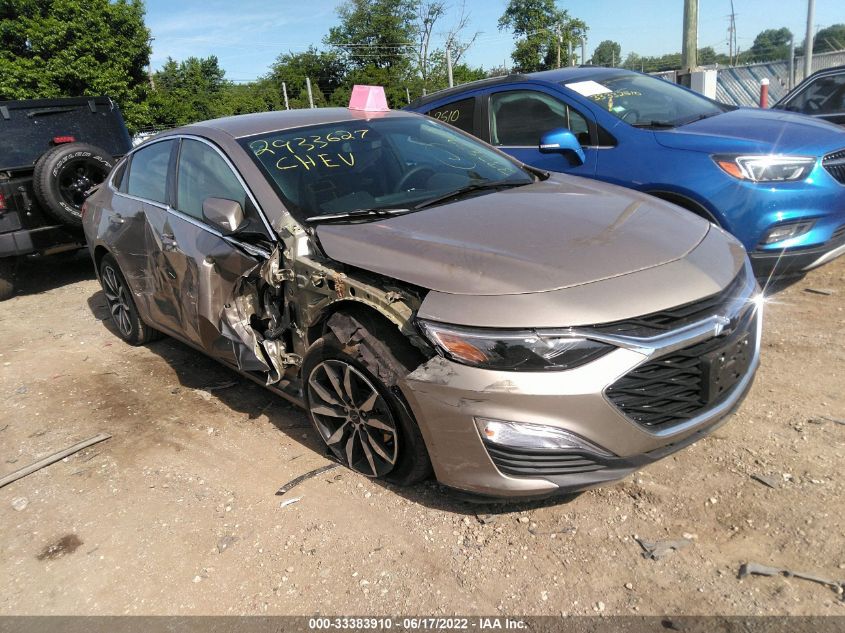 2022 CHEVROLET MALIBU RS VIN: 1G1ZG5ST5NF116573