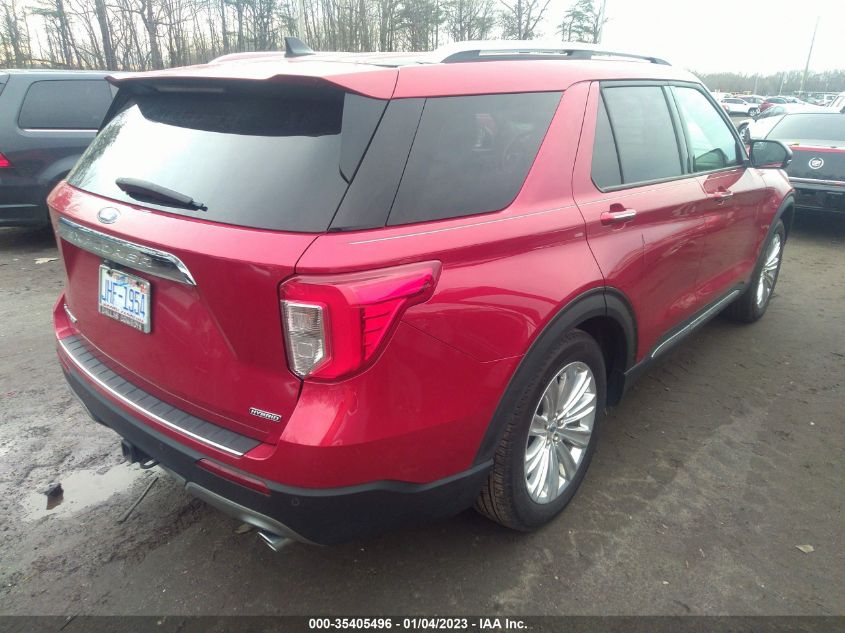 2021 FORD EXPLORER LIMITED VIN: 1FM5K7FW8MNA12275