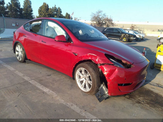2022 TESLA MODEL Y LONG RANGE VIN: 7SAYGDEE8NF380548