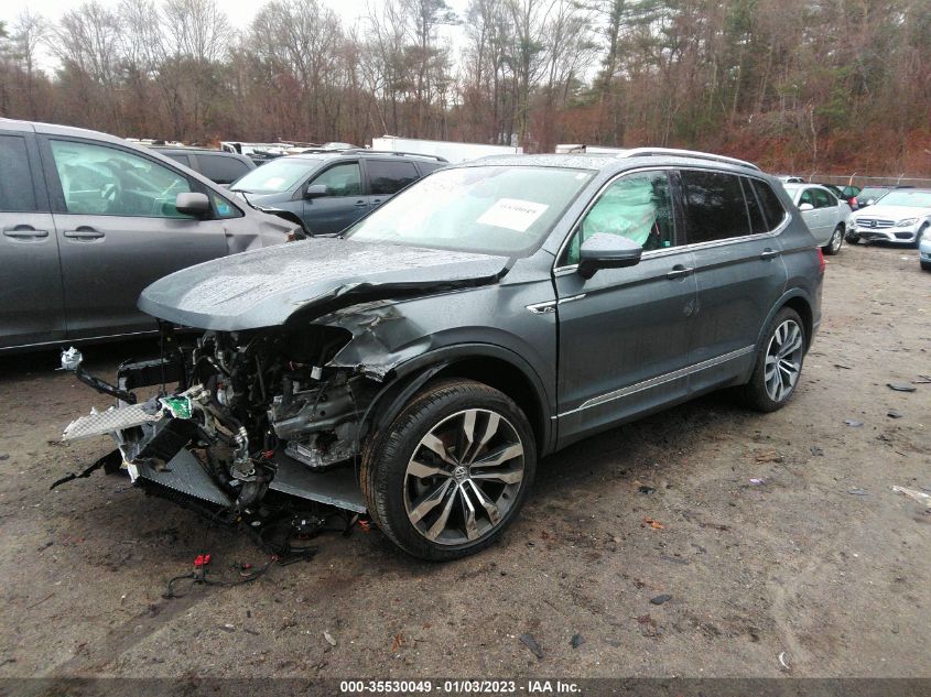 2020 VOLKSWAGEN TIGUAN SEL PREMIUM R-LINE VIN: 3VV4B7AX2LM103049
