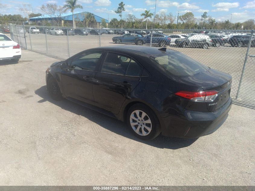 2022 TOYOTA COROLLA LE VIN: JTDEPMAE1NJ206769