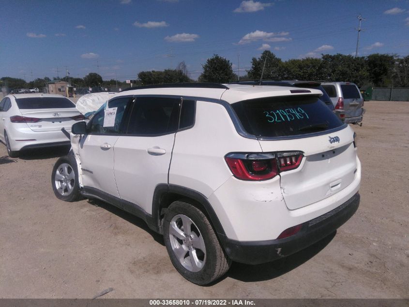 2021 JEEP COMPASS LATITUDE VIN: 3C4NJCBB0MT592124