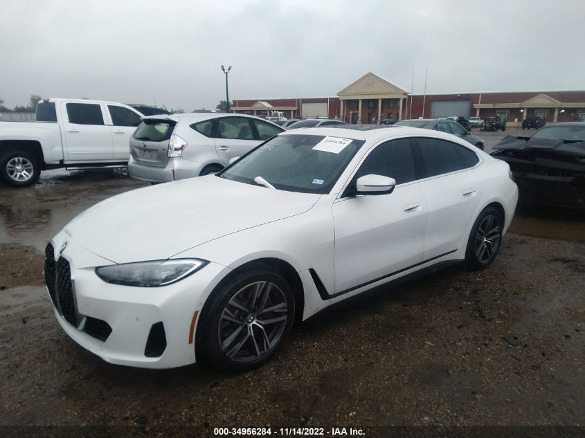 2022 BMW 4 SERIES 430I VIN: WBA63AV05NFM11377
