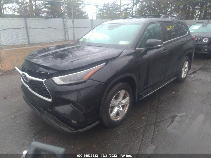 2022 TOYOTA HIGHLANDER L VIN: 5TDCZRBH9NS233292
