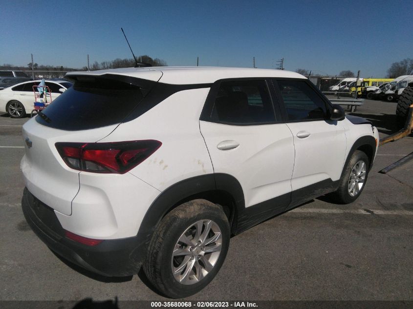 2022 CHEVROLET TRAILBLAZER LS VIN: KL79MMS25NB090546