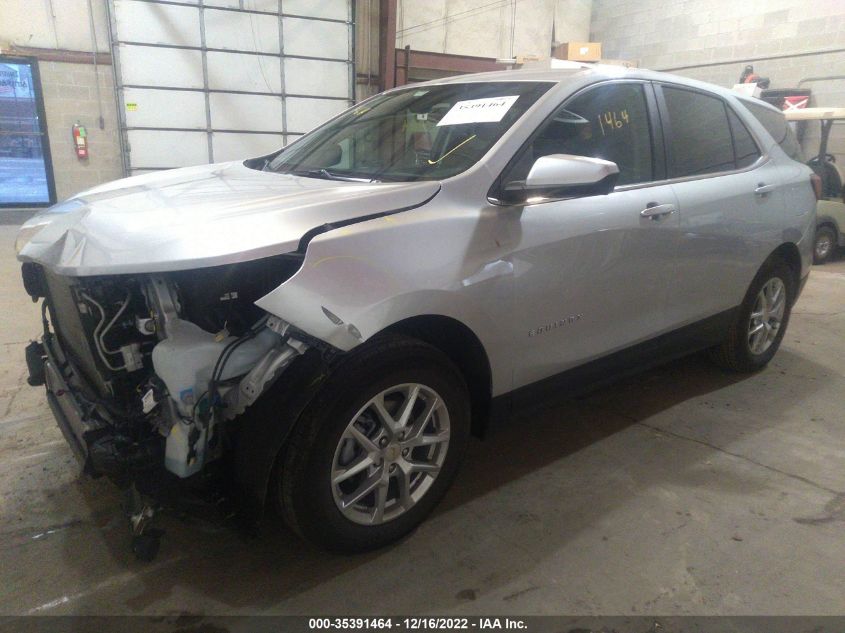 2022 CHEVROLET EQUINOX LT VIN: 2GNAXJEV9N6129211