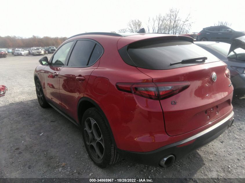 2021 ALFA ROMEO STELVIO VIN: ZASPAKAN7M7D17778