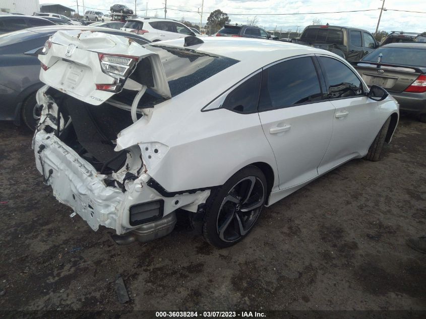 2022 HONDA ACCORD SEDAN SPORT VIN: 1HGCV1F36NA016843