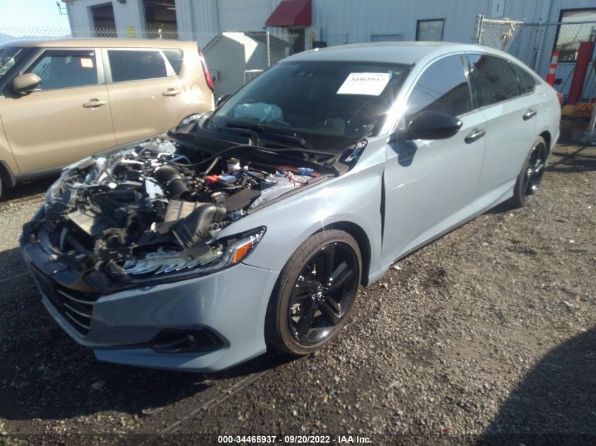 2021 HONDA ACCORD SEDAN SPORT SE VIN: 1HGCV1F43MA066493