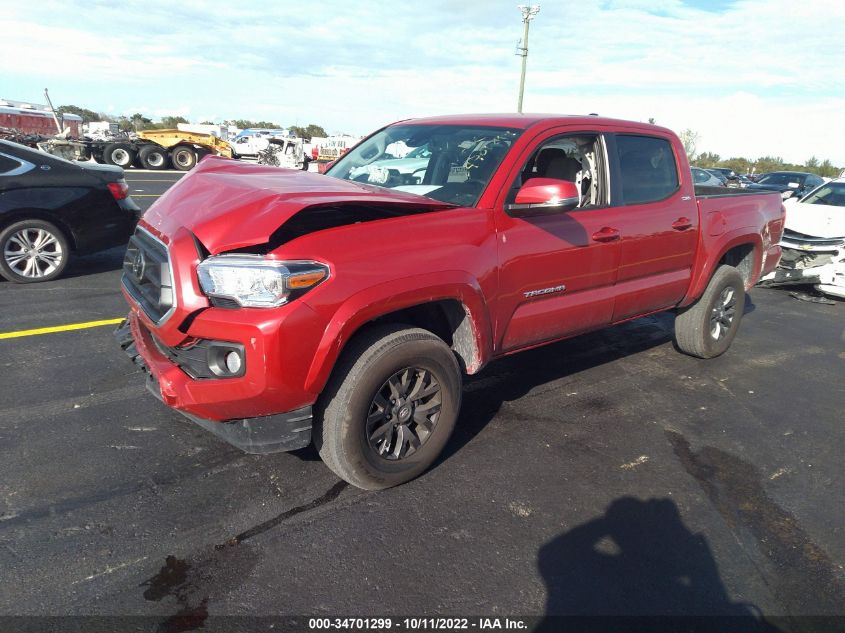 2022 TOYOTA TACOMA 2WD SR5/TRD SPORT VIN: 3TMAZ5CN9NM177911