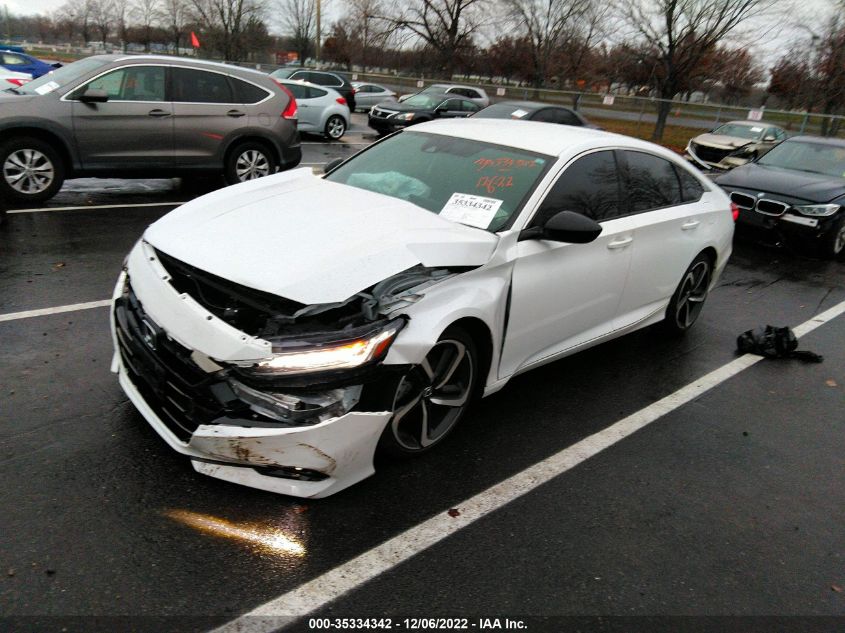 2022 HONDA ACCORD SEDAN SPORT VIN: 1HGCV1F36NA003039