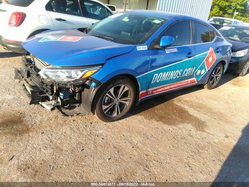 2021 NISSAN SENTRA SV VIN: 3N1AB8CV5MY279853