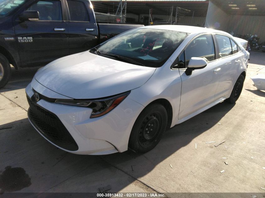 2022 TOYOTA COROLLA LE VIN: 5YFEPMAEXNP354561