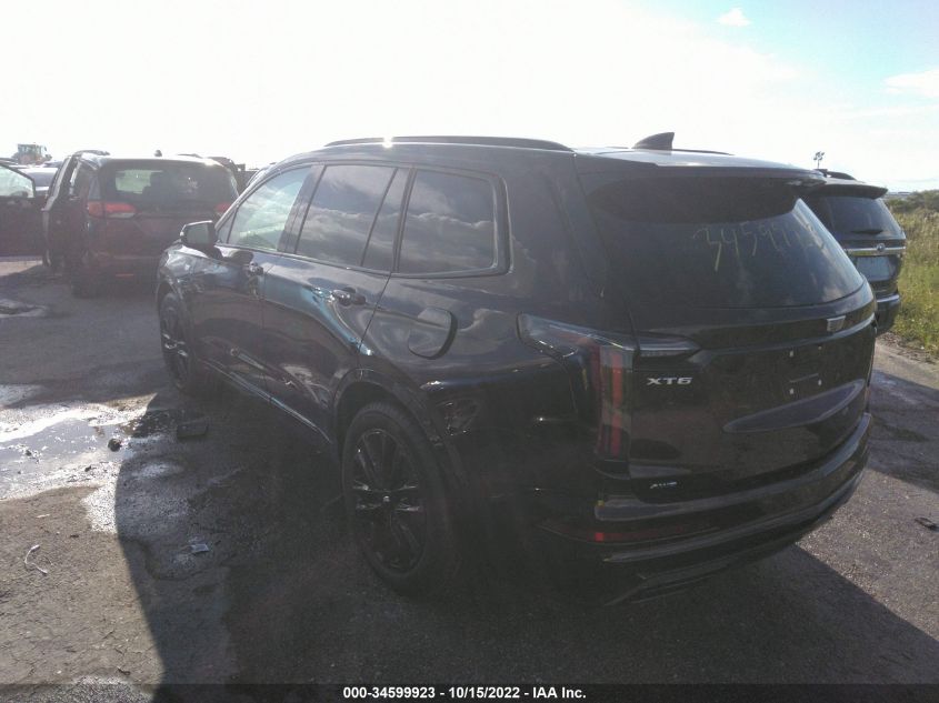 2021 CADILLAC XT6 SPORT VIN: 1GYKPHRS7MZ202482