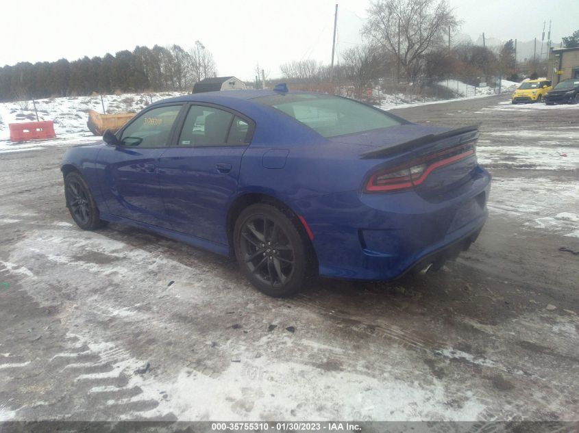 2022 DODGE CHARGER GT VIN: 2C3CDXMG7NH123366