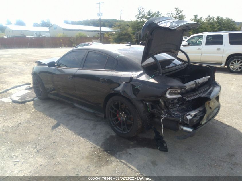 2021 DODGE CHARGER SCAT PACK VIN: 2C3CDXGJ2MH562013