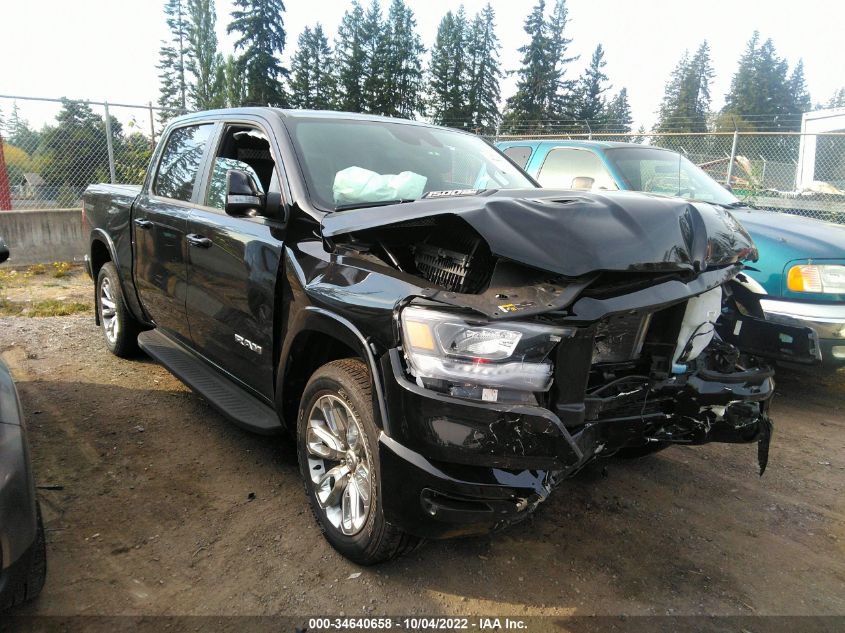 2022 RAM 1500 LARAMIE VIN: 1C6SRFJT6NN141943