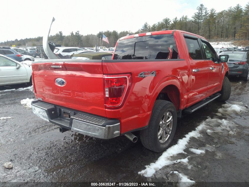 2021 FORD F-150 XL/XLT VIN: 1FTEW1EB4MKD52707