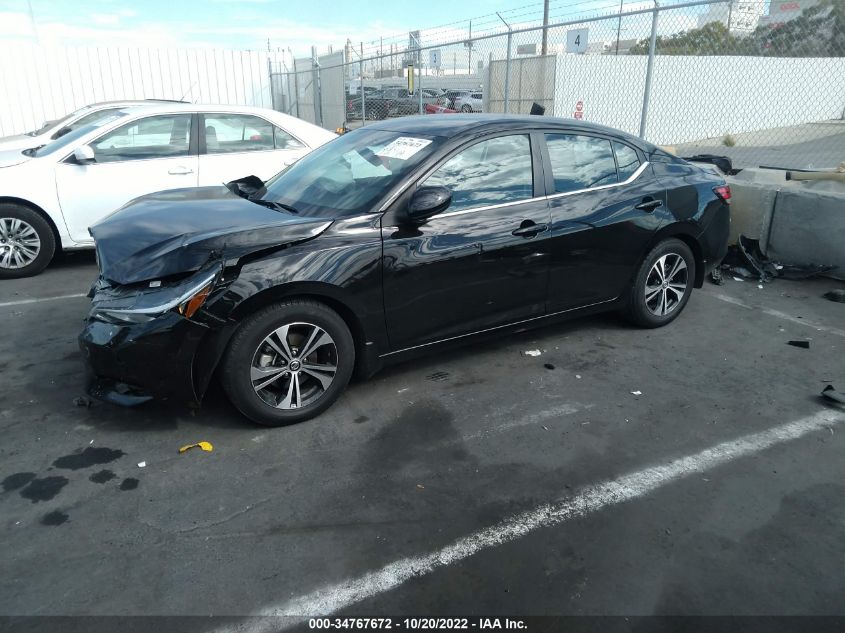 2021 NISSAN SENTRA SV VIN: 3N1AB8CV4MY221653