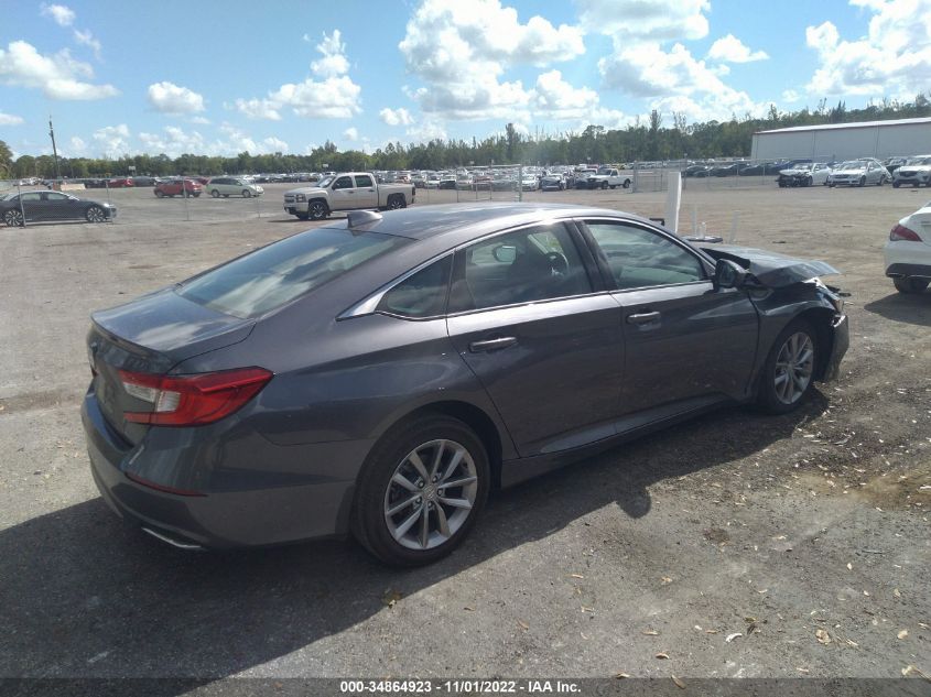 2022 HONDA ACCORD SEDAN LX VIN: 1HGCV1F15NA019506