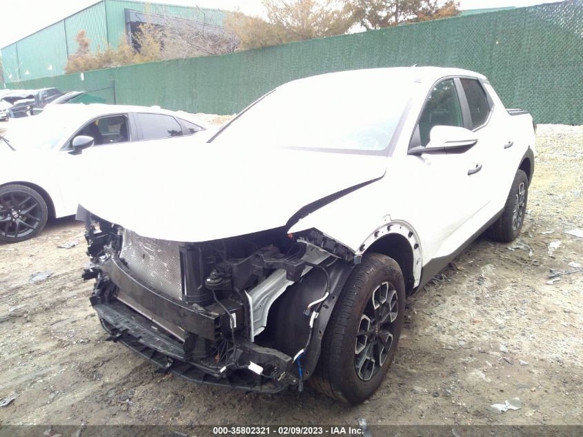 2022 HYUNDAI SANTA CRUZ SEL VIN: 5NTJB4AE9NH019870