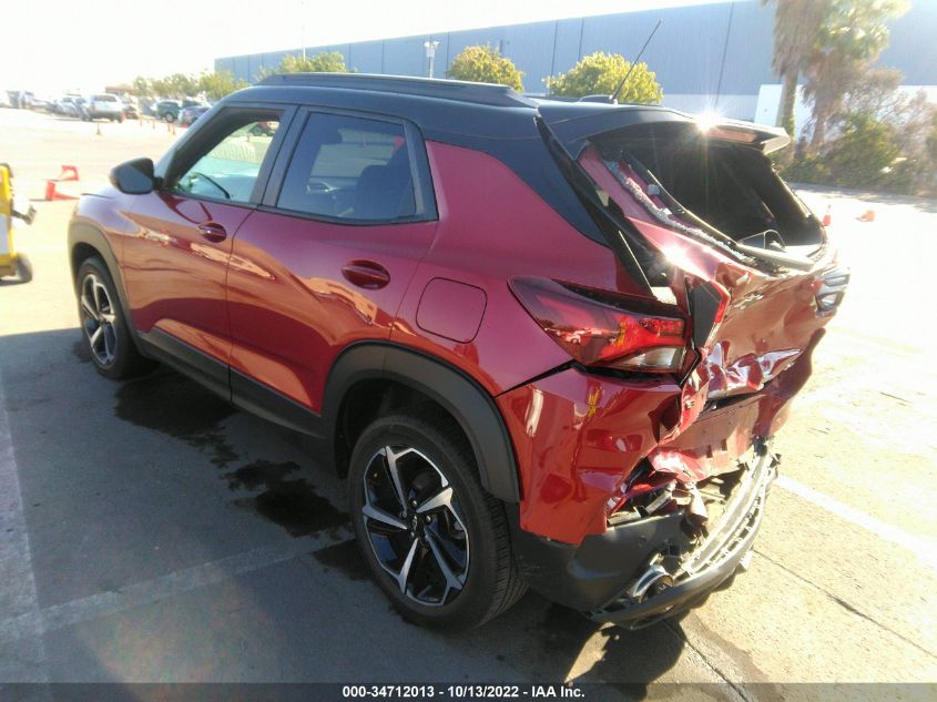 2021 CHEVROLET TRAILBLAZER RS VIN: KL79MTSL8MB113559