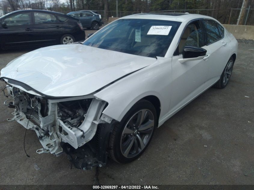 2021 ACURA TLX W/ADVANCE PACKAGE VIN: 19UUB6F62MA005373