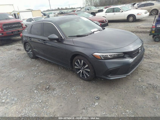 2022 HONDA CIVIC SEDAN EX VIN: 2HGFE1F74NH318570