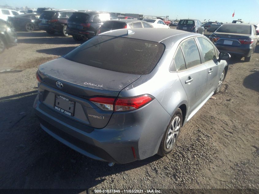 2021 TOYOTA COROLLA HYBRID LE VIN: JTDEAMDE3MJ033994