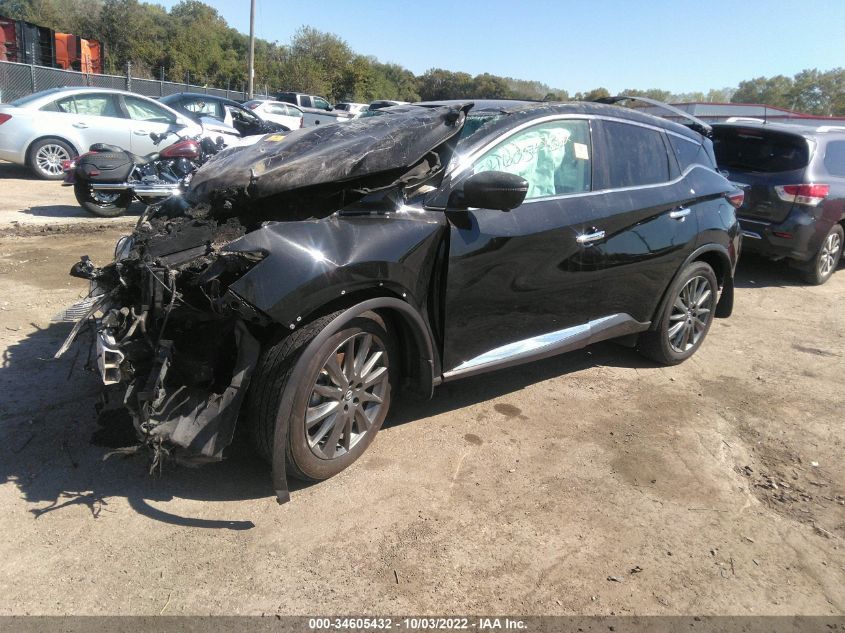 2021 NISSAN MURANO SV VIN: 5N1AZ2BS1MC139655