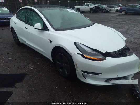 2022 TESLA MODEL 3 LONG RANGE VIN: 5YJ3E1EB8NF156181