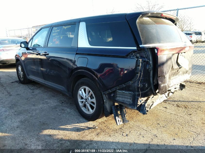 2022 KIA CARNIVAL LXS VIN: KNDNB4H32N6116276