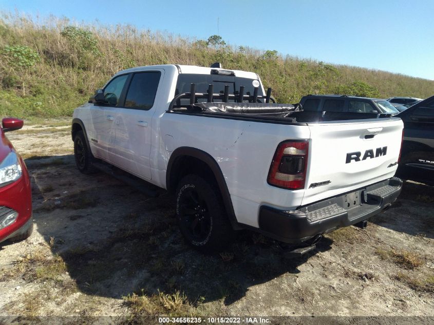 2021 RAM 1500 REBEL VIN: 1C6SRFLT5MN580272