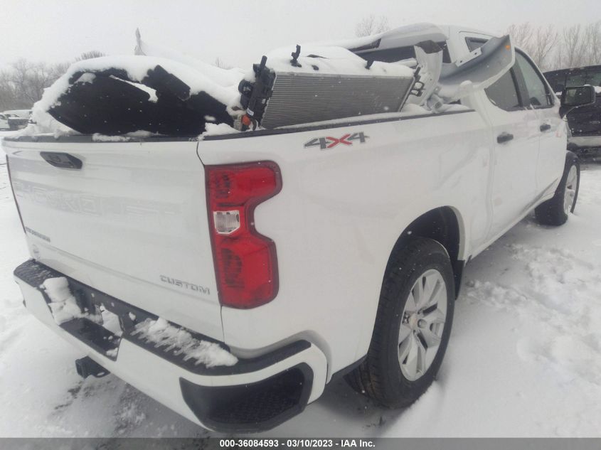 2022 CHEVROLET SILVERADO 1500 CUSTOM VIN: 1GCPDBEK7NZ605371