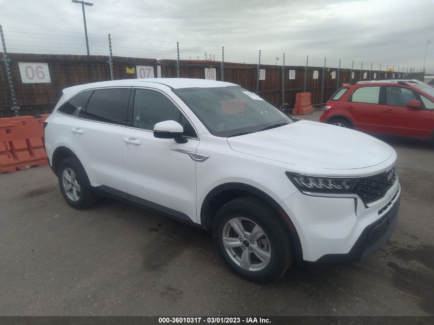 2022 KIA SORENTO LX VIN: 5XYRGDLC5NG100483
