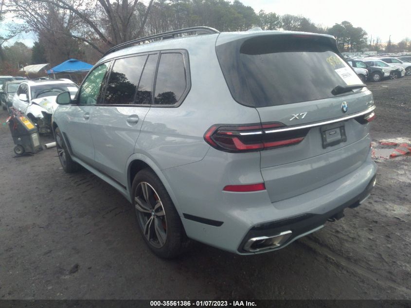 2023 BMW X7 XDRIVE40I VIN: 5UX23EM08P9P25129