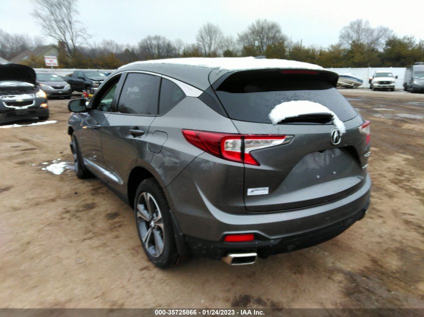 2022 ACURA RDX W/ADVANCE PACKAGE VIN: 5J8TC2H74NL015433