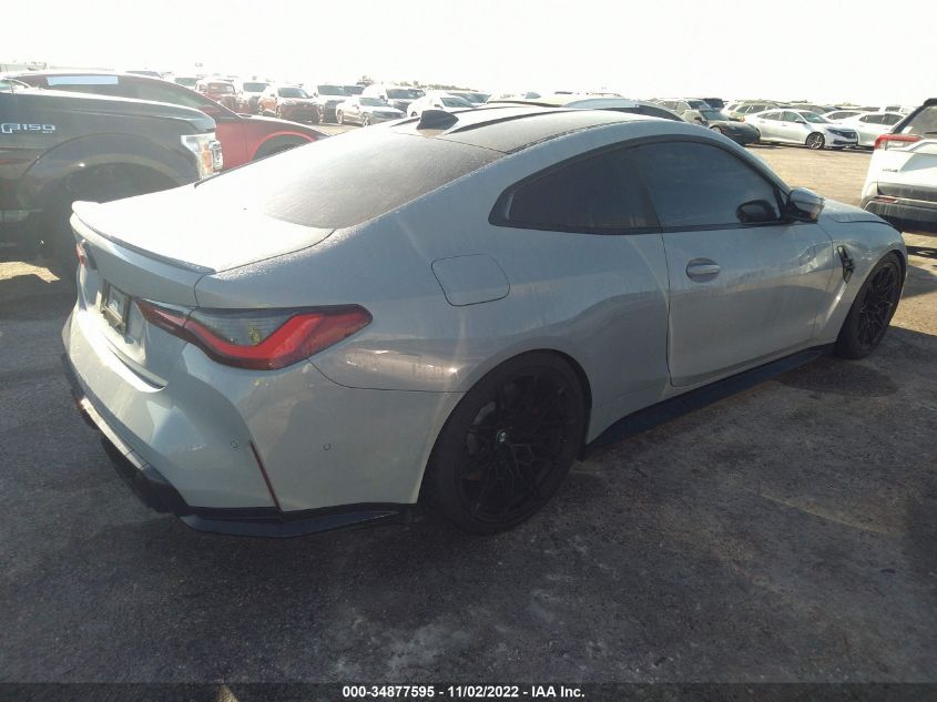 2021 BMW M4 COMPETITION VIN: WBS33AZ04MCG17592