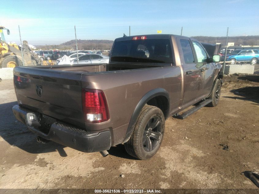 2021 RAM 1500 CLASSIC WARLOCK VIN: 1C6RR6GG8MS581672