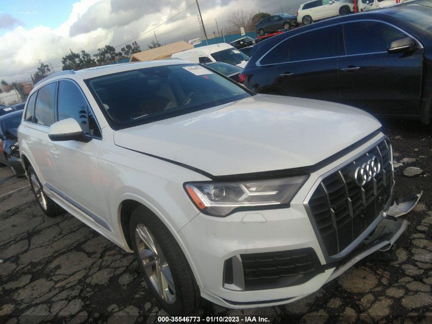 2020 AUDI Q7 PREMIUM VIN: WA1AJAF72LD006563