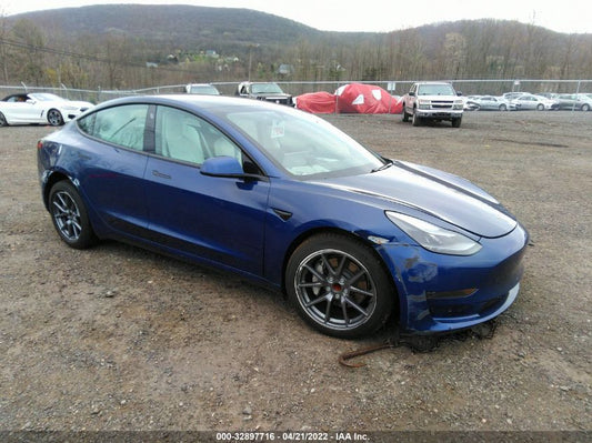 2021 TESLA MODEL 3 STANDARD RANGE PLUS VIN: 5YJ3E1EA8MF083657