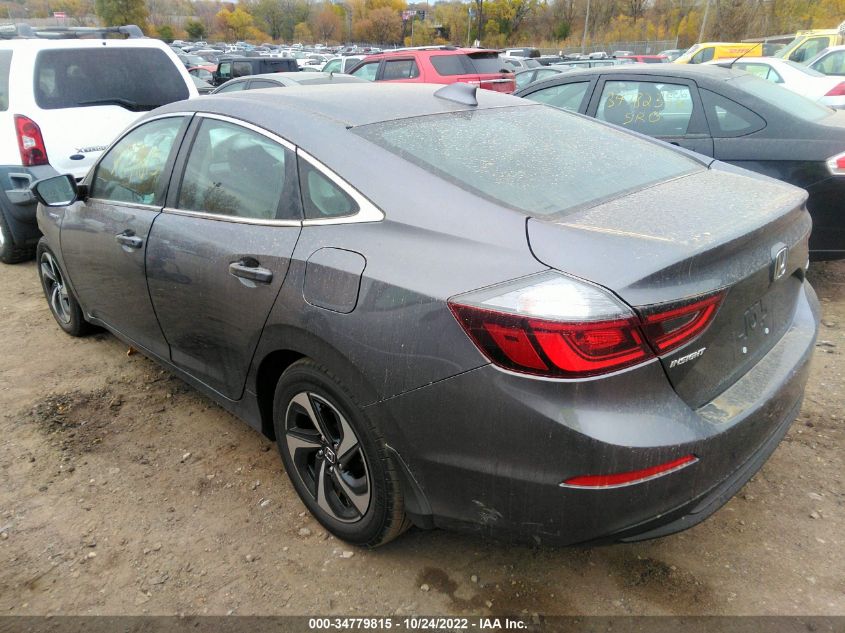 2022 HONDA INSIGHT EX VIN: 19XZE4F56NE014308